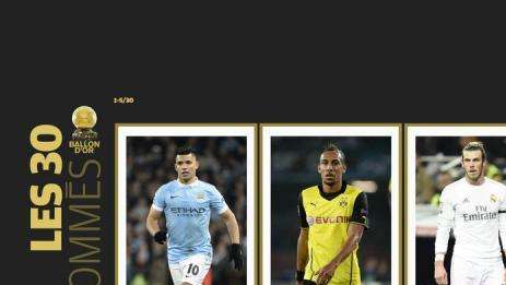 Los diez primeros nominados al Balón de Oro