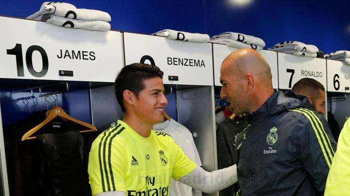 Zidane defiende a James