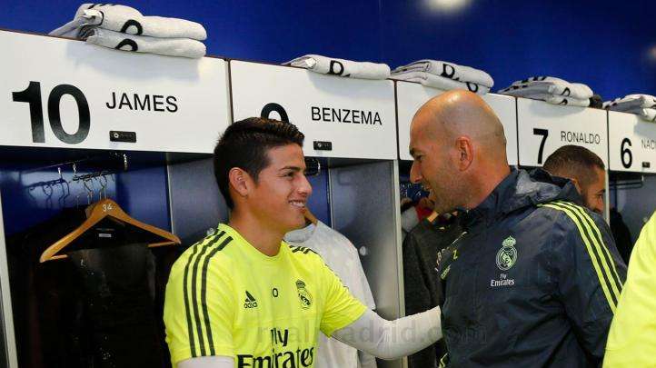 Jugones: Zidane, molesto con el 'Caso James'