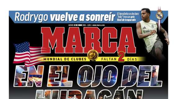 Marca destaca en portada que "Rodrygo vuelve a sonreír"