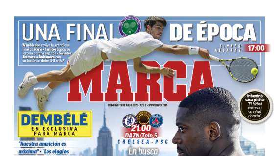 "El Liverpool asume el adiós de Konaté", en la portada de Marca