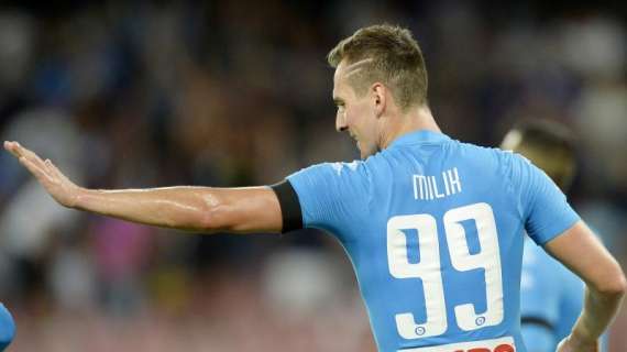 Napoli, Milik apunta al Bernabéu. El médico del club lo confirma: "Regresará a la convocatoria en 15 días"