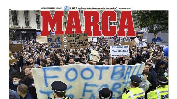 PORTADAS - Marca: "Superridículo" y "La Superliga de todos"