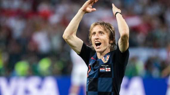 Luka Modric con Croacia