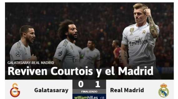 AS da el protagonismo al meta: "Courtois y el Madrid reviven"