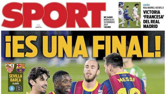 PORTADA - Sport: “Victoria 'francesa' del Real Madrid"