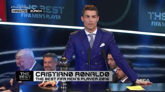 OFICIAL - Cristiano, mejor del mundo por la FIFA: "Este año ha sido el mejor de mi vida"