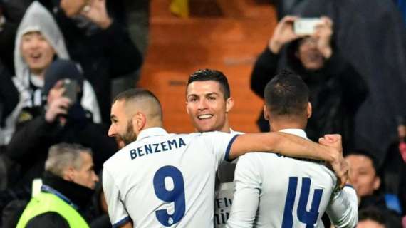 La eficacia goleadora del Madrid se mantiene cuando juega a domicilio 