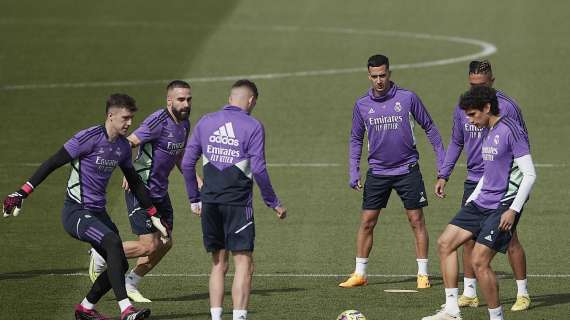 Las mejores imágenes del último entrenamiento del Real Madrid antes de viajar a Cádiz