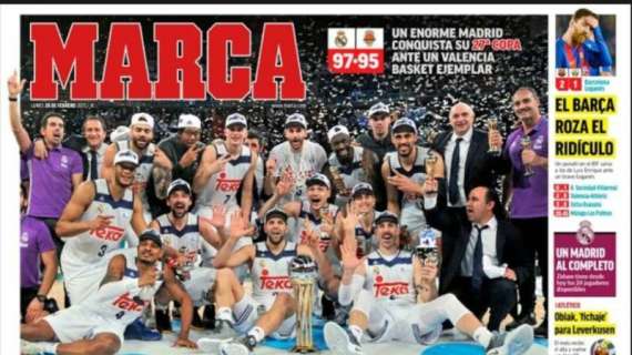 PORTADA - Marca: "Rey de reyes. Cuarta copa consecutiva"