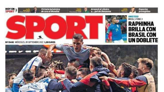 PORTADA | Sport: "Épico: España se clasifica de forma heroica para la Final Four" 