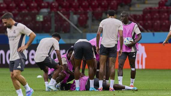 Entrenamiento del Real Madrid