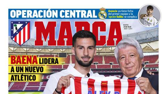 "Operación central": la situación de la defensa, en la portada de Marca