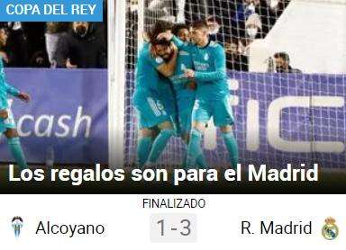 Marca: "Los regalos son para el Madrid"