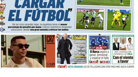 PORTADA | Marca: "El Madrid también recela de los horarios"