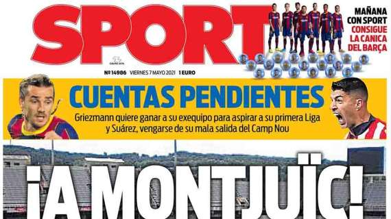 PORTADA | Sport: "¡A Montjuïc!"