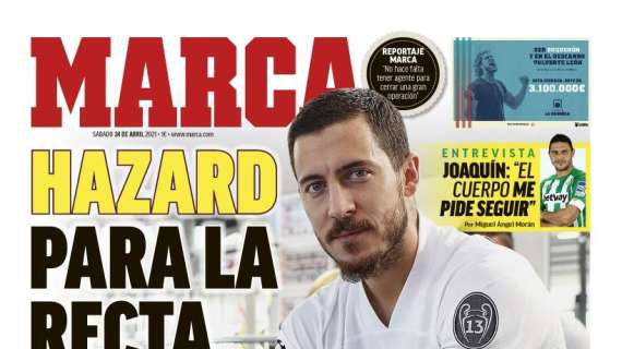 PORTADA - Marca: "Hazard para la recta final" 