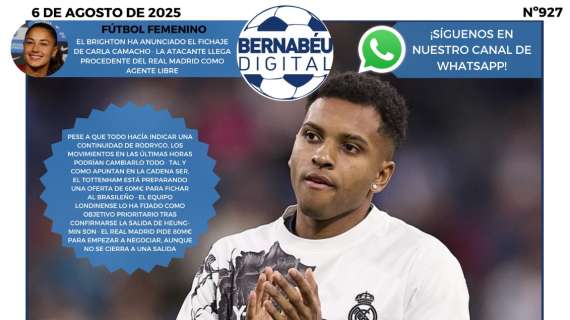 "Primera oferta": Rodrygo, protagonista de la portada BD