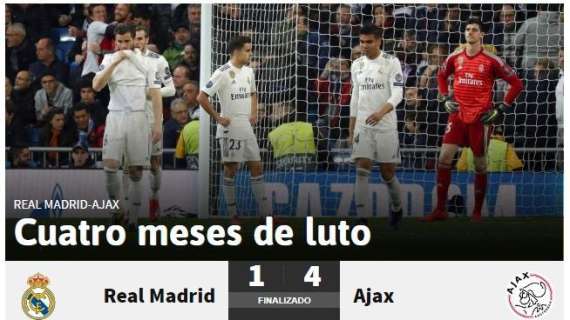 As da por concluida la temporada del Real Madrid: "Cuatro meses de luto"