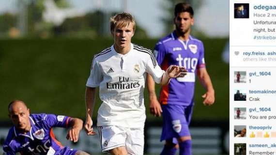 Odegaard: "Vamos a volver más fuertes que nunca. ¡Hala Madrid!"