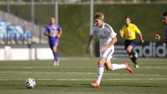 Odegaard confirma su mejoría con el Castilla