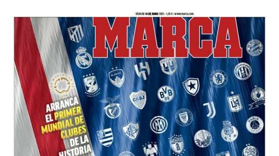 El Mundial de Clubes y Mastantuono, protagonistas en la portada de Marca