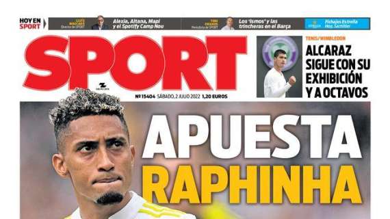 PORTADA | Sport: "Apuesta Raphinha"