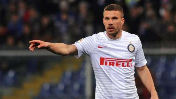 Tuttosport: Podolski no continuará en el Inter