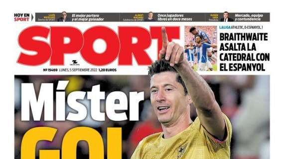 PORTADA | Sport: "Míster gol"