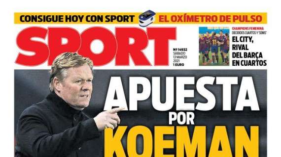 PORTADA - Sport: "Apuesta por Koeman" 