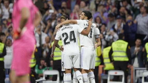 Real Madrid celebrando un gol