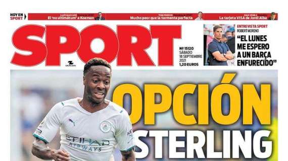 PORTADA | Sport: "Opción Sterling"
