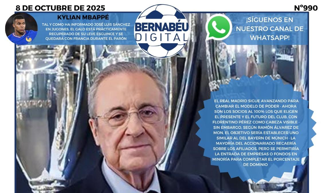 La revolución que se avecina en el Real Madrid, en la portada BD