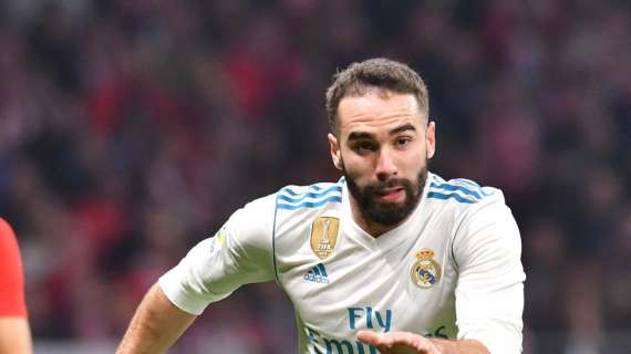 Carvajal durante un partido