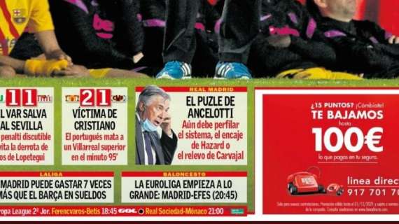 PORTADA | AS: "El puzle de Ancelotti"