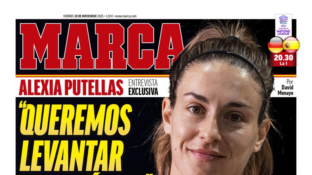 Marca destaca en su portada el gran estado de forma de Mbappé
