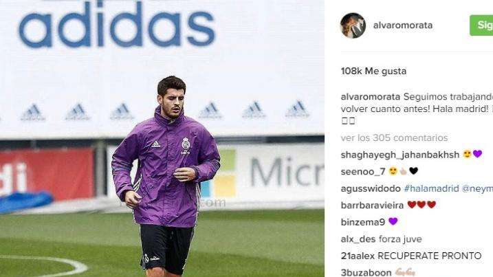 Morata: "Seguimos trabajando para volver cuanto antes"