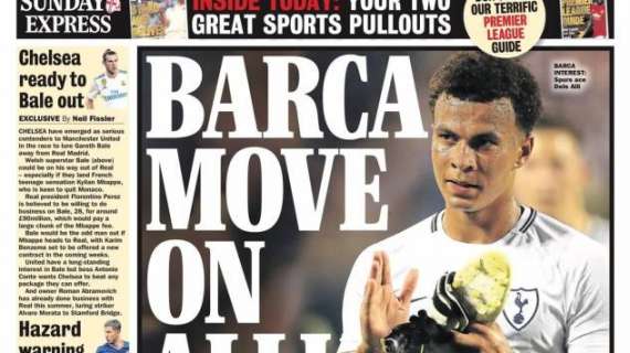 Sunday Express - El Barcelona a la caza de la joven estrella del Tottenham Dele Alli