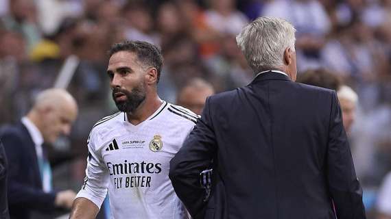 Carvajal y Ancelotti