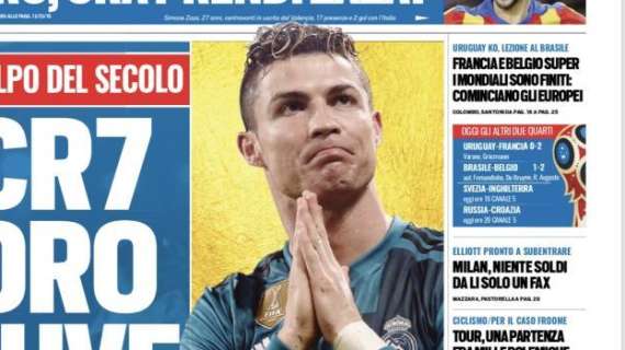 Sigue en Italia la locura con Cristiano: "Traerá 80M€ de ingresos inmediatos", "El Michael Jordan del fútbol"