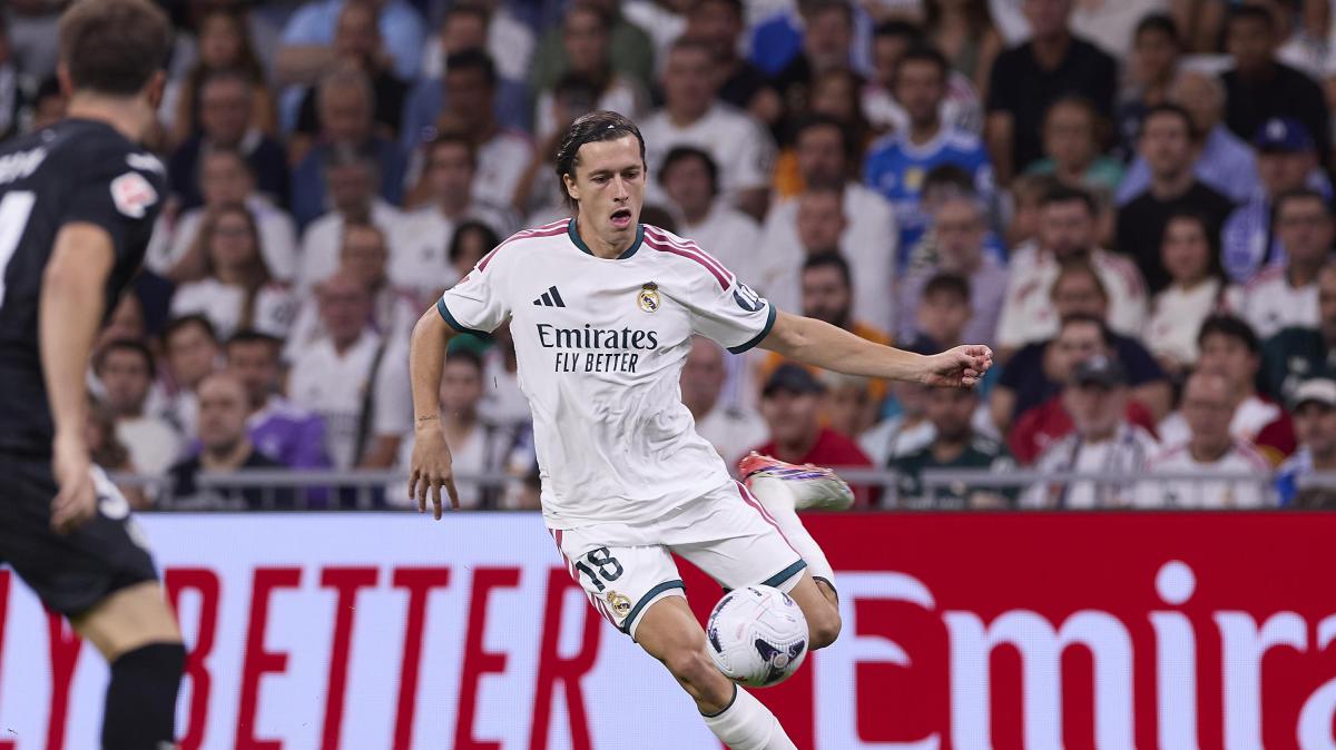 Álvaro Carreras sobre el partido ante el Rayo Vallecano: "Partidazo del equipo y contento con el gol"