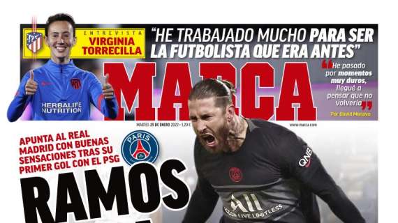PORTADA | Marca: "Ramos llega crecido"