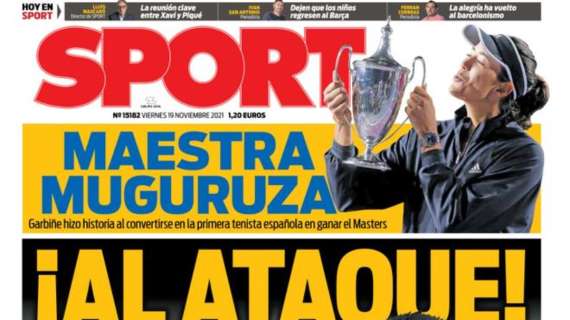 PORTADA | Sport: "¡Al ataque!"