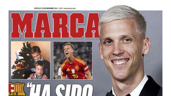 Dani Olmo, en la portada Marca: "Ha sido un año inolvidable"