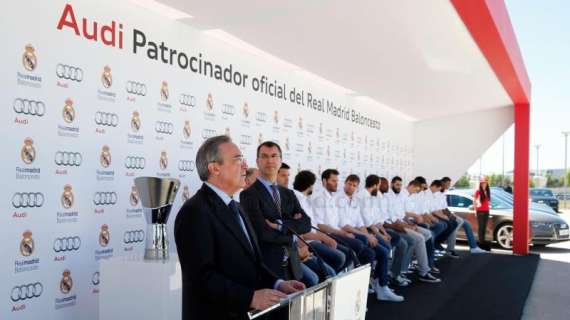 Florentino Pérez: "El Madrid de Laso se ha convertido en leyenda por sus triunfos y su juego"