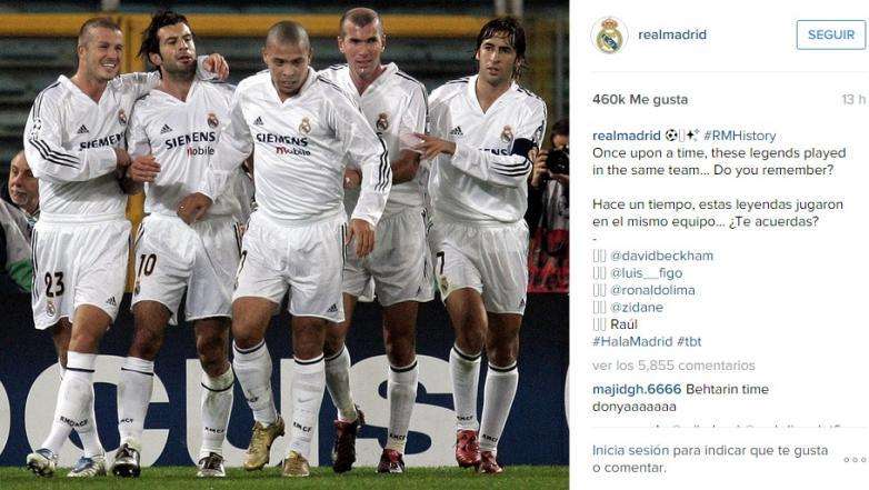 El Madrid recuerda a "los galácticos"