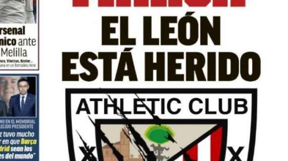 PORTADA - Marca: "Arsenal atómico ante el Melilla: Asensio, Isco, Vinícius, Keylor estarán en un Bernabéu lleno"