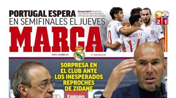 PORTADA | Marca: "El Real Madrid, dolido: '¿Y la autocrítica?'"