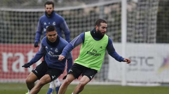 FOTO - ¡Listos! Imágenes del entrenamiento de hoy previo al partido ante Osasuna