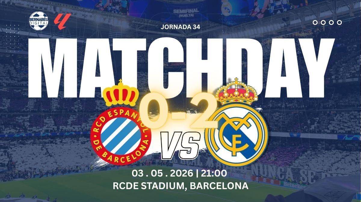 Espanyol 0-2 Real Madrid | Exhibición de Vinicius en Barcelona
